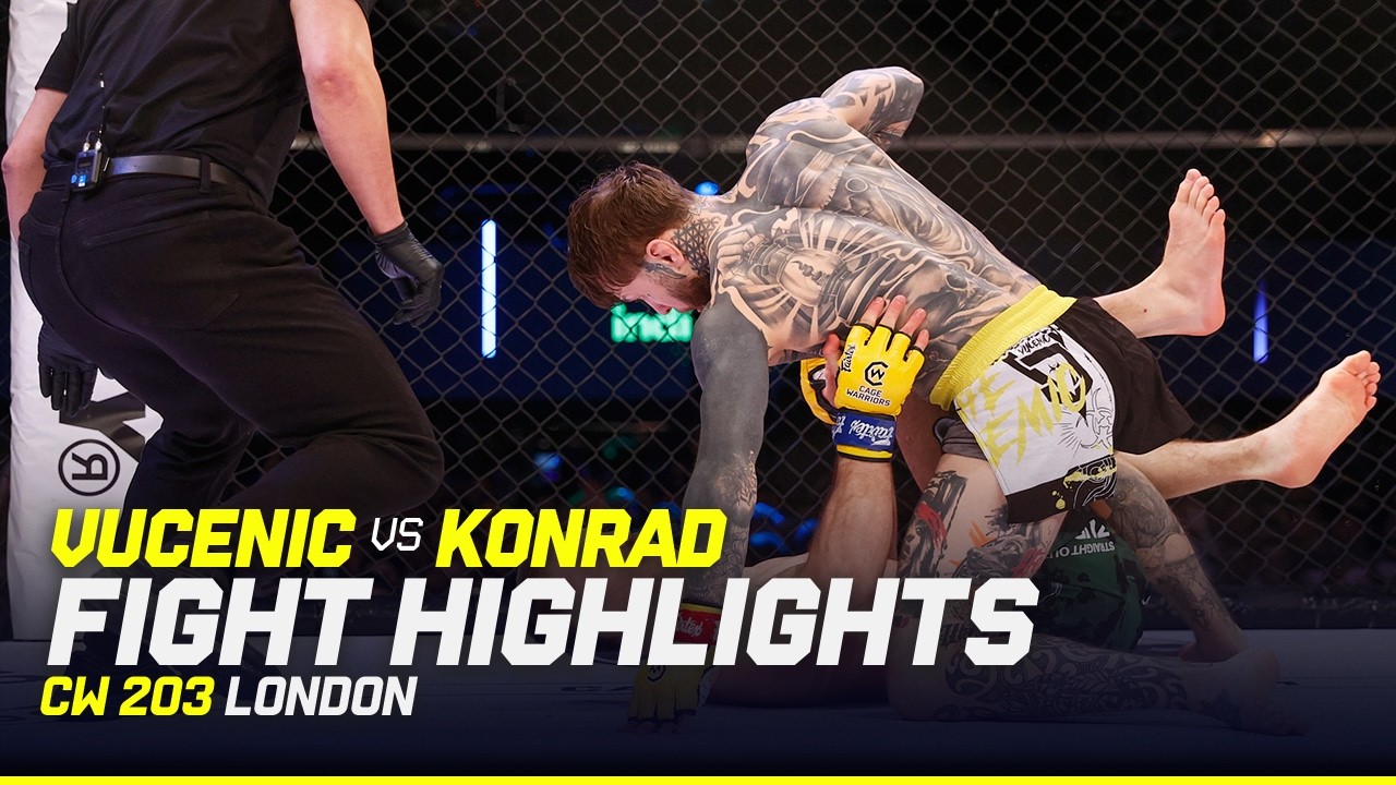 FIRST ROUND KO 🤯 CW 203 London Jordan Vucenic v. Daniel Konrad Fight Highlights