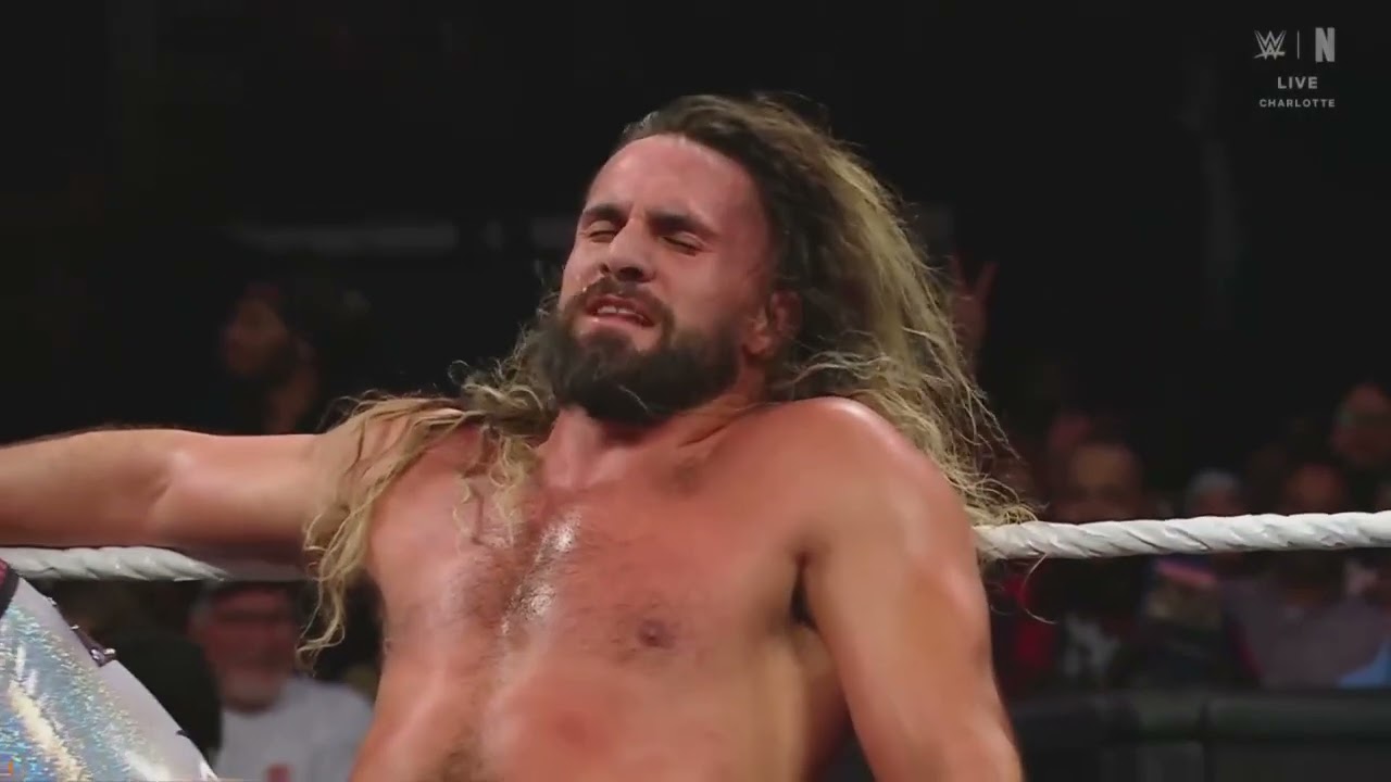 Seth Rollins vs Finn Balor For The Elimination Chamber Match - WWE Raw 17/2/2025 background