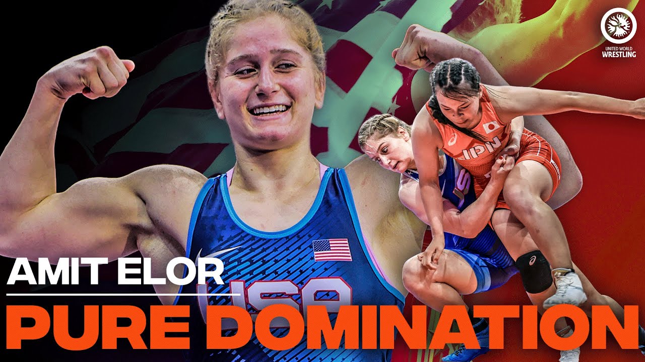 Is Amit Elor the most powerfull Women's Wrestler? - Ultimate Highlights background