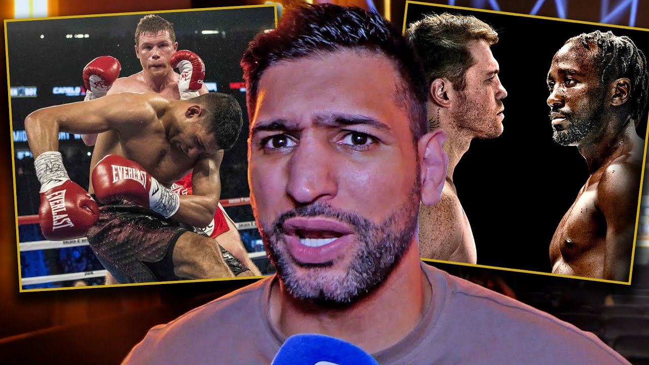 TERENCE CRAWFORD CALLED AMIR KHAN AHEAD OF CANELO CLASH: 'HE'S WEIGHING...' background