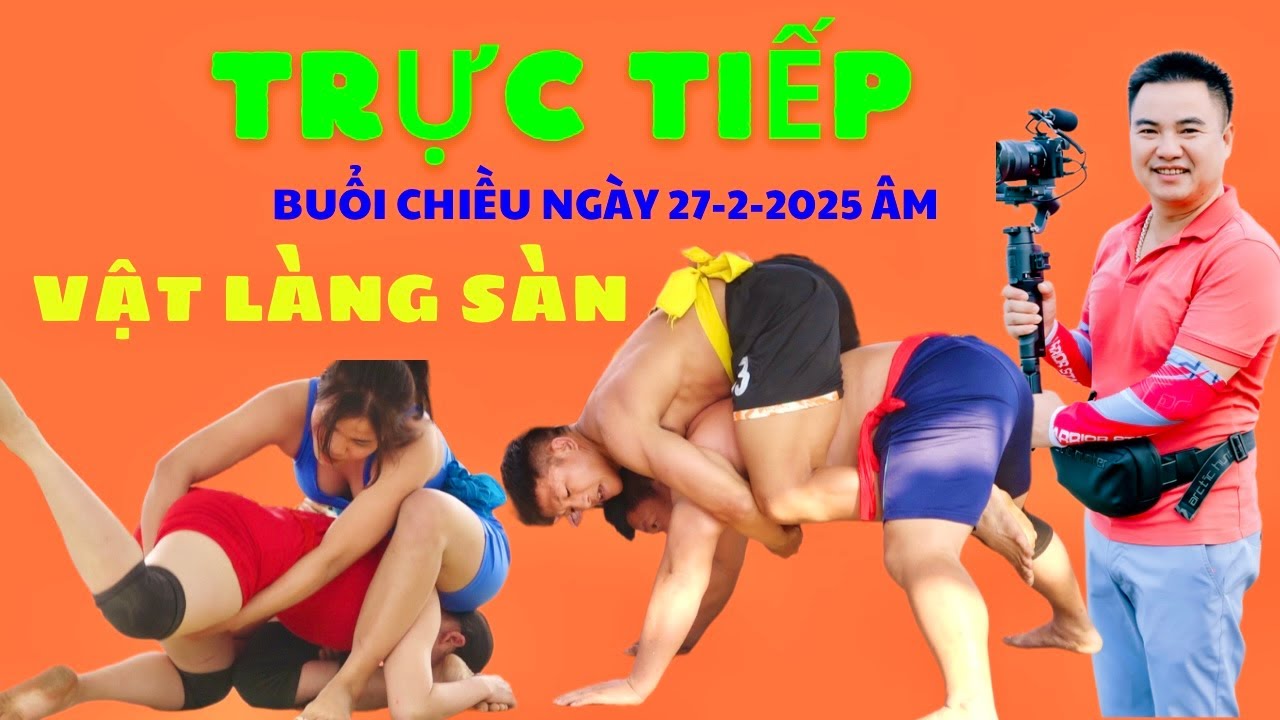 Trực Tiếp buổi chiều phá các giải Vật truyền thống lễ hội Chùa Sàn Bắc Giang background