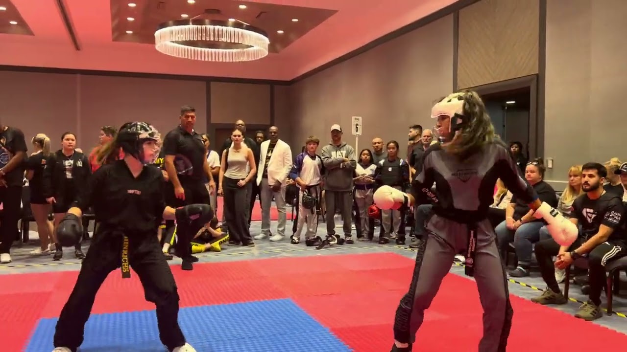 Sofia Rodriguez Florez vs Addison Hinrichs 15-17 Girls Open Weight Sparring - Diamond Nationals 2024