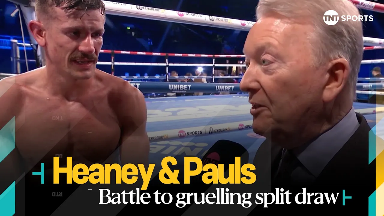 Nathan Heaney & Frank Warren react after a gruelling main event 🥊 | #TheMagnificent7 background