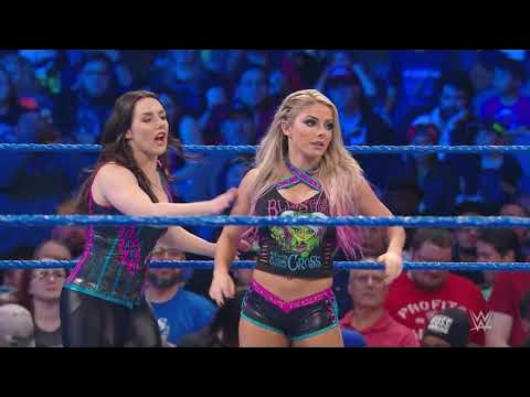 1080pHD WWE Smackdown 01/24/20 Alexa Bliss & Nikki vs Mandy & Sonya (Bayley & Lacey Evans Attack)