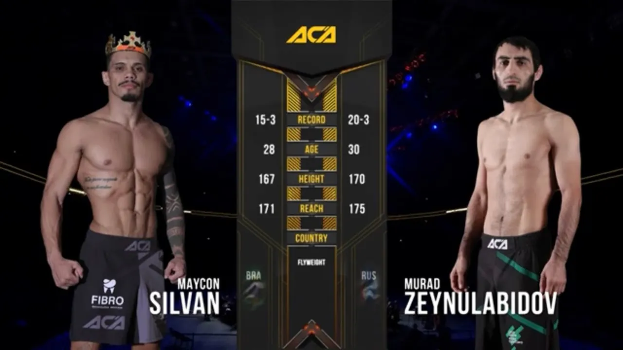 Майкон Силван vs. Мурад Зейнулабидов | Maycon Silvan vs. Murad Zeinulabidov | ACA 113 - Moscow