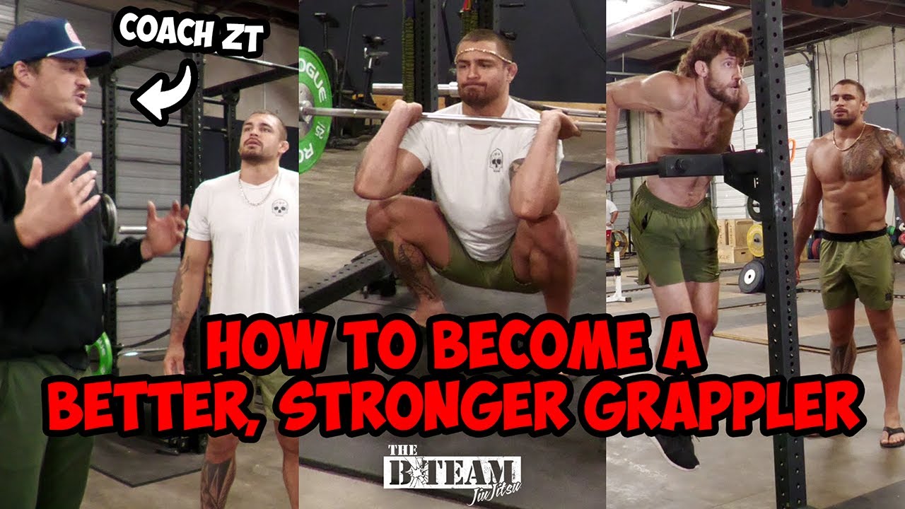 Want to be strong? A simple strength workout for grapplers with Coach Zack Telander background