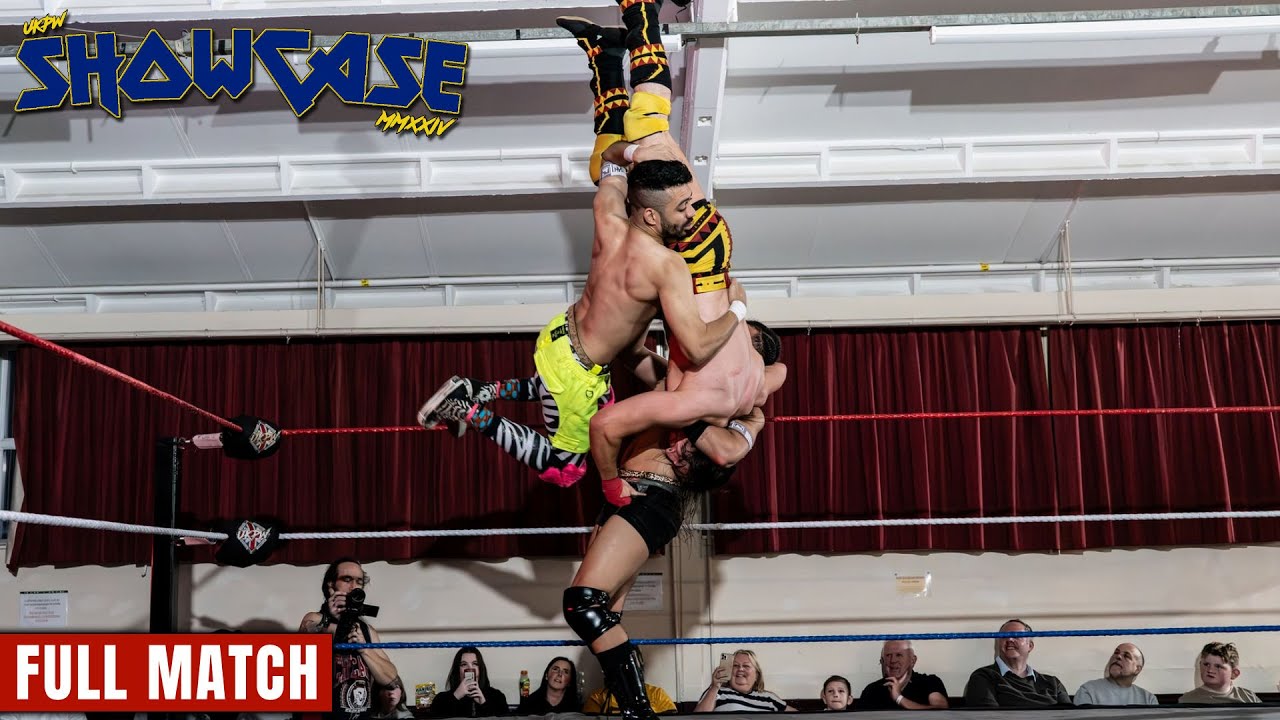 UKPW: FULL MATCH - Jay Alexander & Delphine vs Two Man Day Trip background