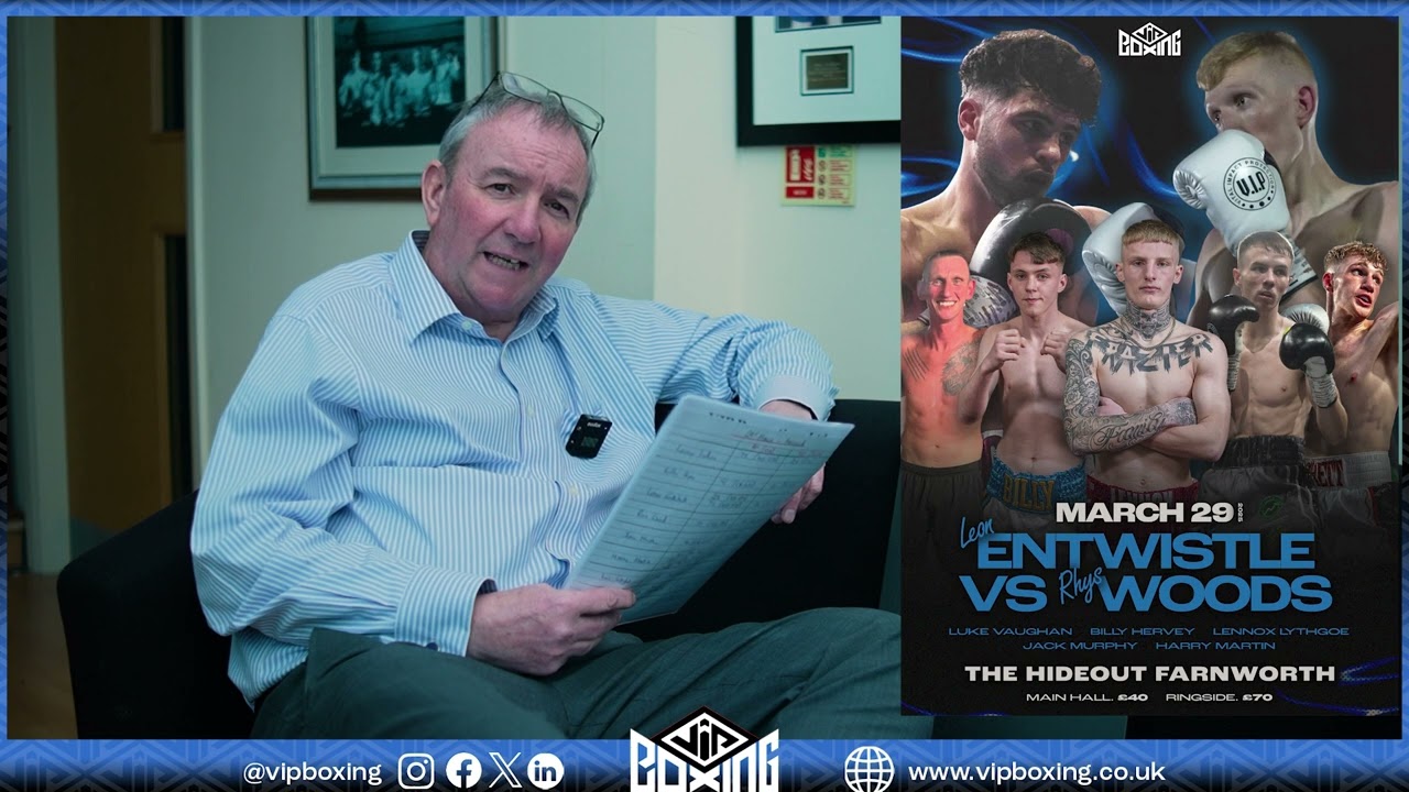 Steve Wood breaks down March 29th Show at The Hideout in Farnworth background