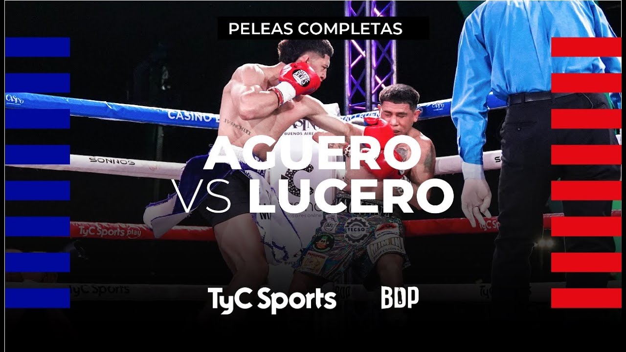 Josué Agüero vs. Francisco Lucero - Boxeo de Primera - TyCSports background