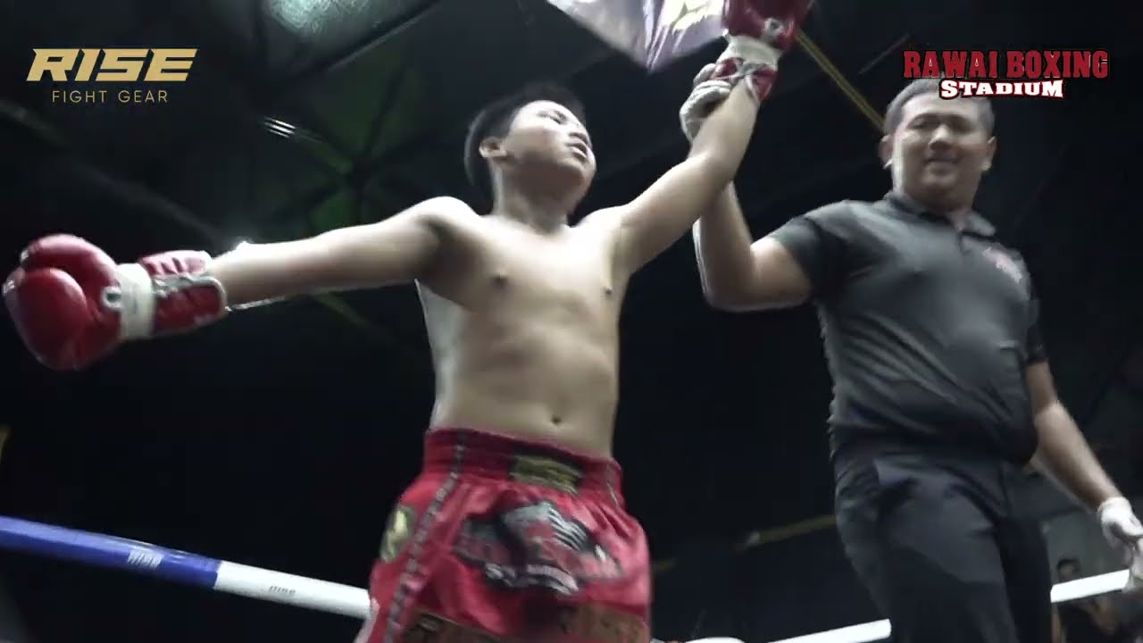 Young Brave Thai Warriors Clash in Muay Thai Battle - Knockout Finish!