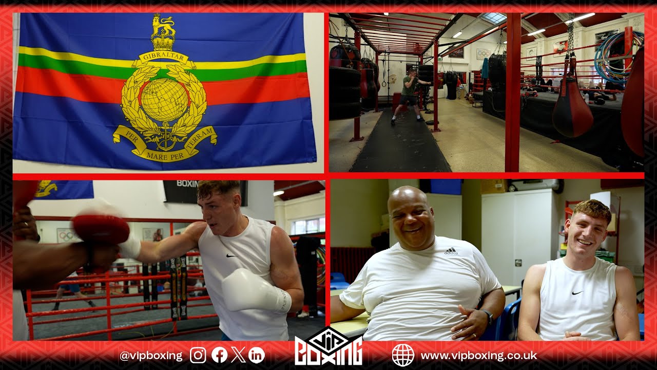 VIP visits Eric Noi at his Oldham Boxing & Personal Development Centre, along with Kyle Shaw-Tullin. background