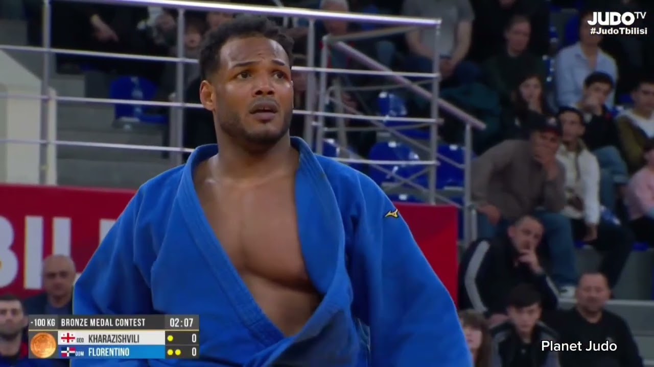 Nika KHARAZISHVILI 🇬🇪 🆚️ Robert FLORENTINO 🇩🇴 | схватка за бронзу/-100кг | Большой Шлем Тбилиси 2026