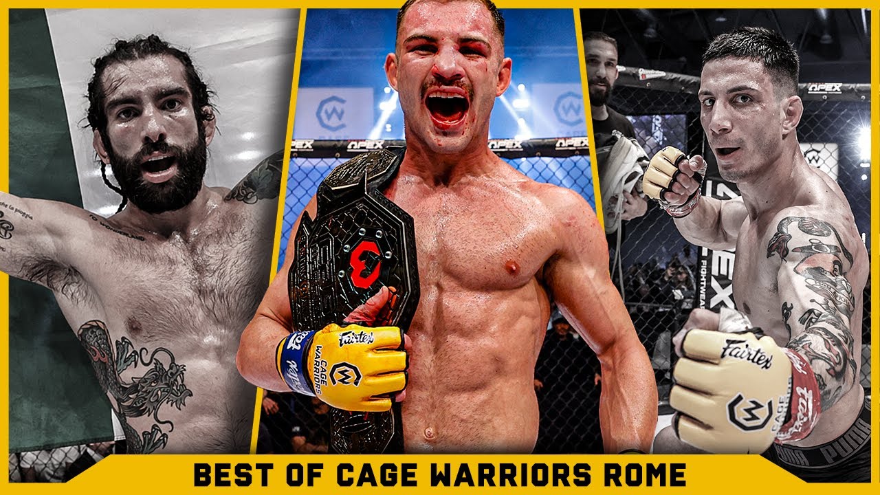 Best of Cage Warriors Rome background