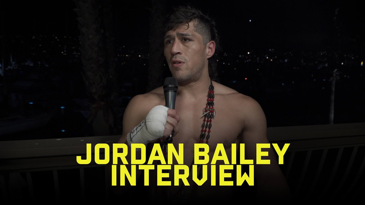 Jordan Bailey: CW 139 post-fight interview background