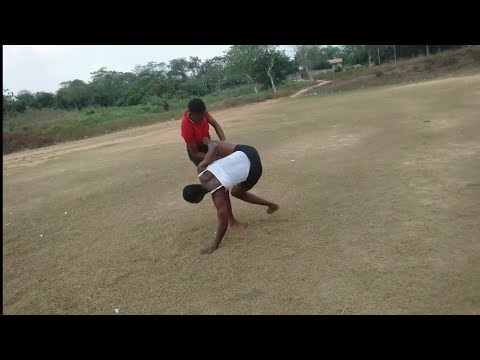 Black girls wrestling.