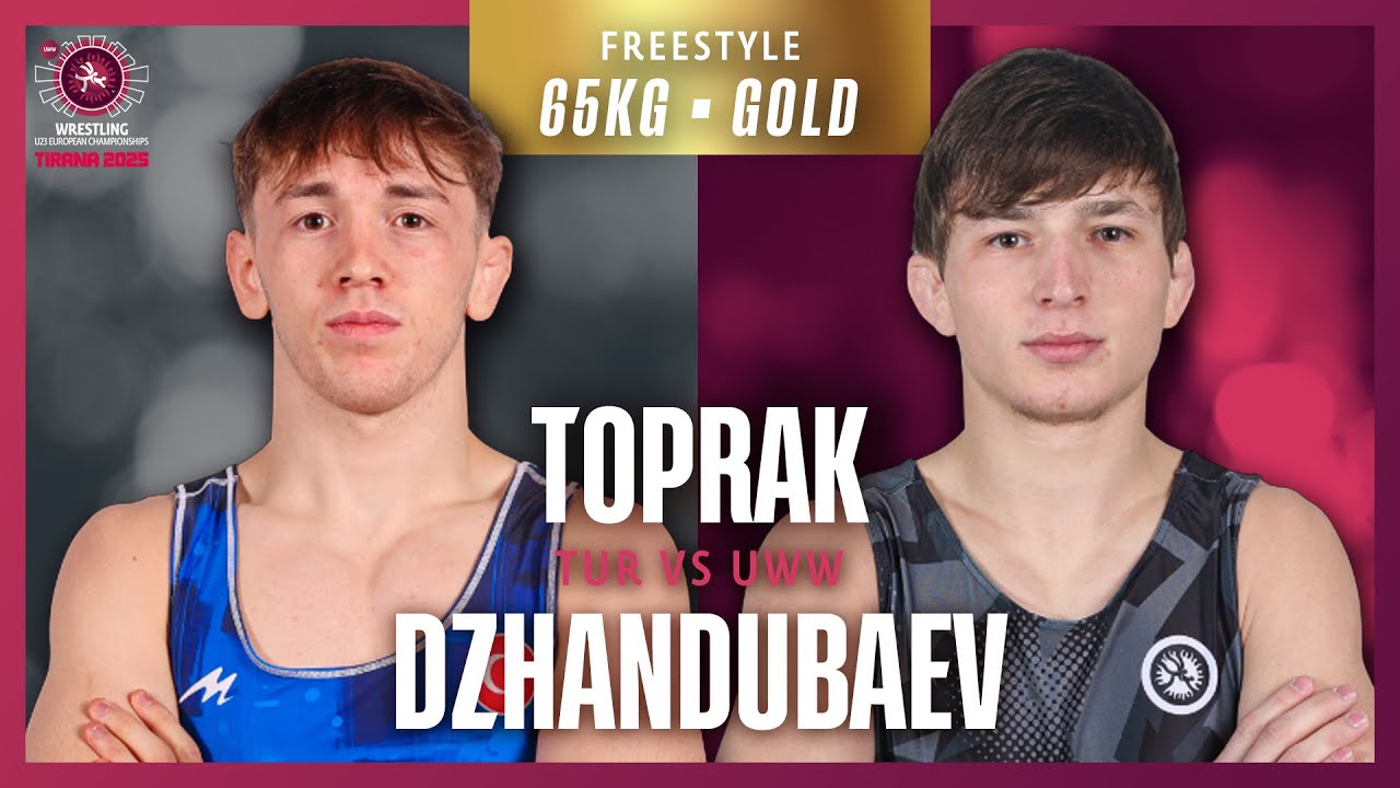 Abdullah TOPRAK (TUR) vs. Amal DZHANDUBAEV (UWW) | U23 EUROs 2025 | Gold Medal | FS 65Kg