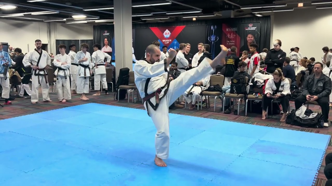 Jesse Scheffler Men's Korean Forms - AKA Warrior Cup 2025 background