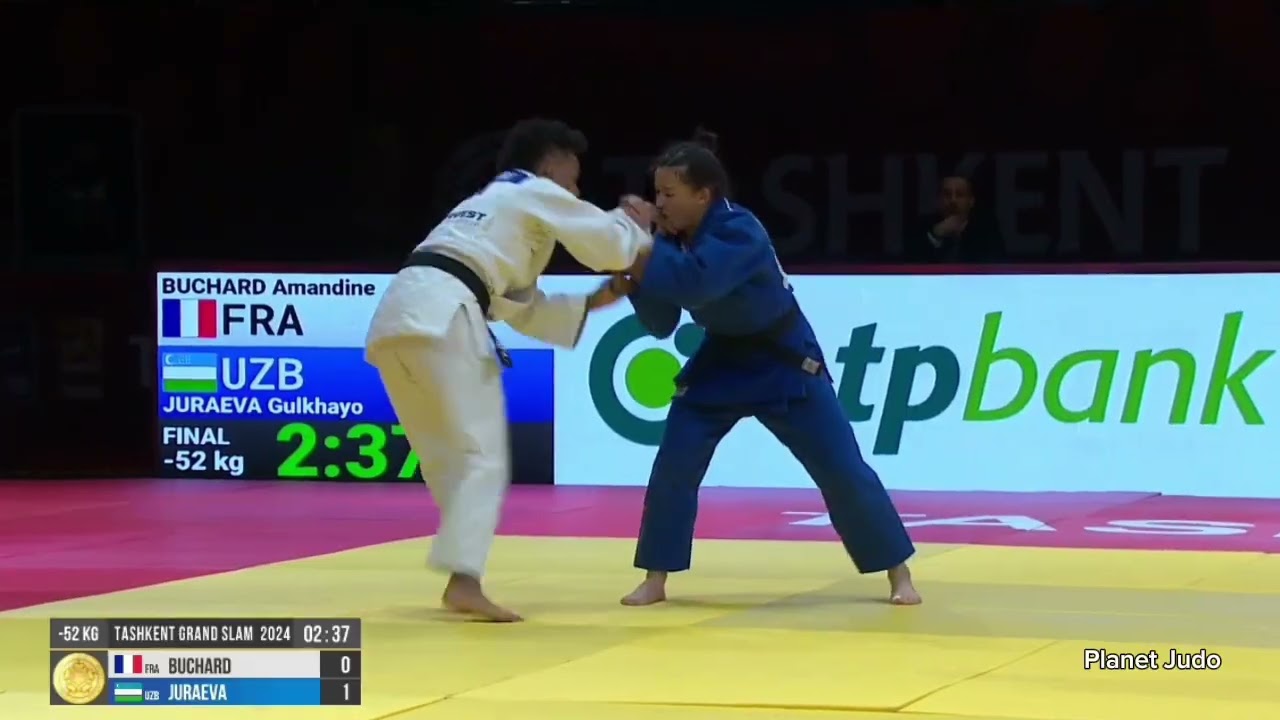 Amandine BUCHARD 🇫🇷 🆚️ Gulkhayo JURAEVA 🇺🇿 | финал /-52кг | Большой Шлем Ташкент 2024