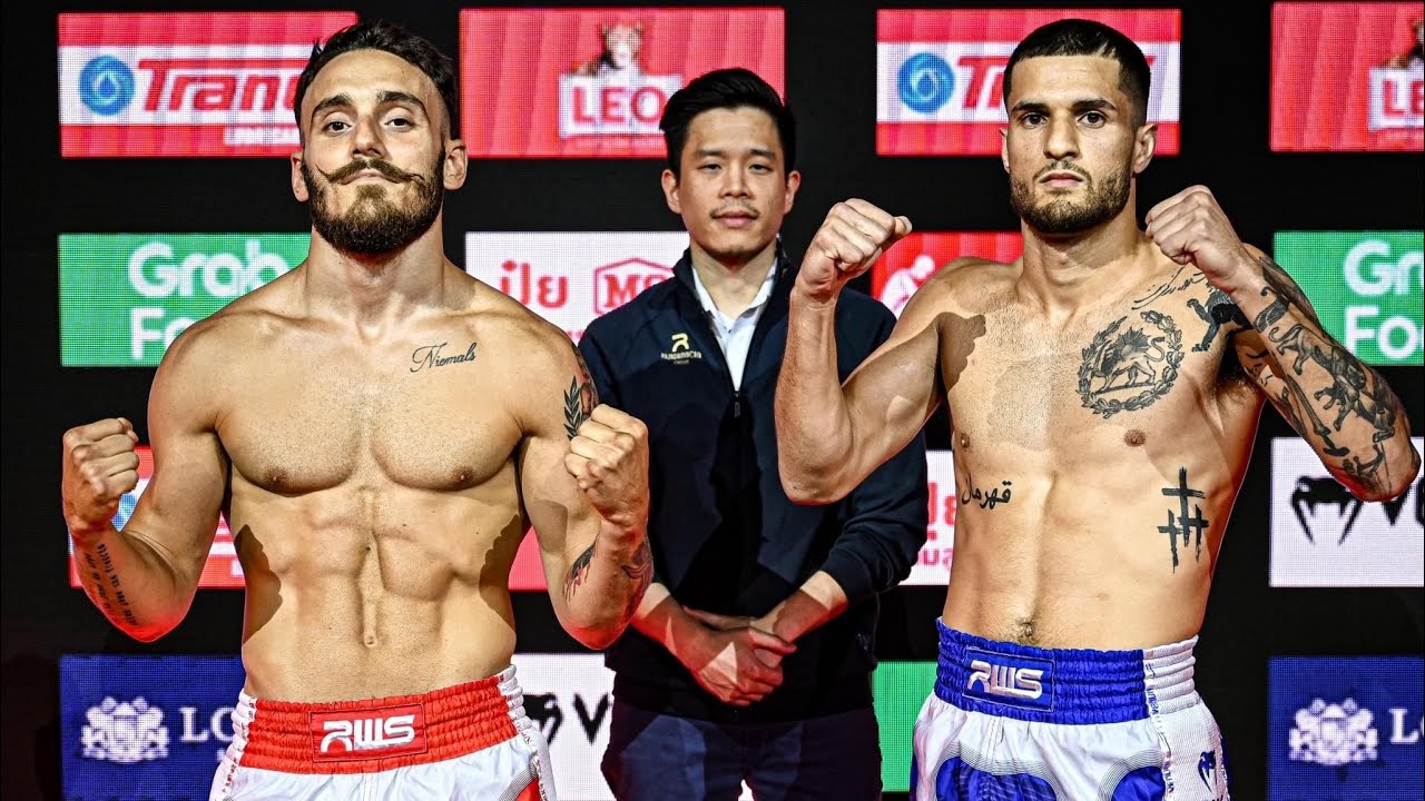 นักมวยไทยยังอาย! ฝรั่งต่อยกันที่เวทีราชดำเนินโคตรมันส์ Dario 7 Muay Thai vs Andy FA Group background