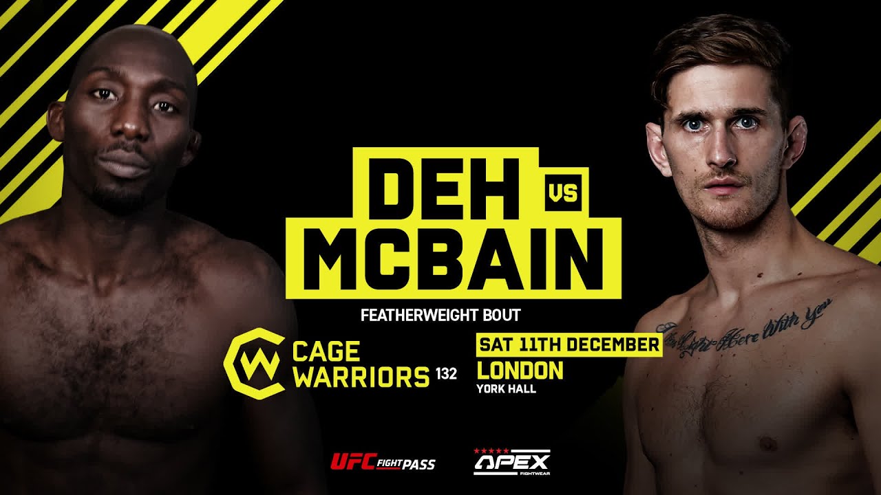 CW132: Paul McBain vs Konmon Deh background