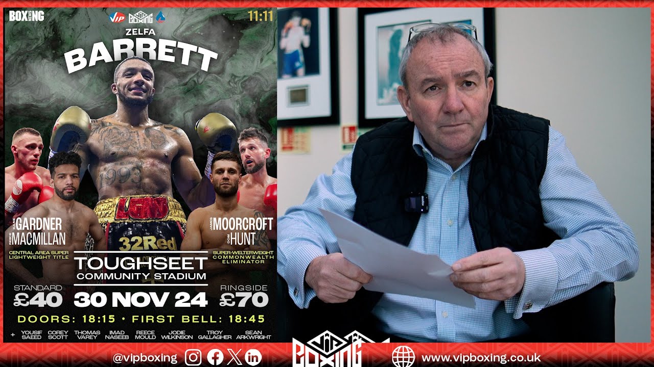 STEVE WOOD RUNS THROUGH THE 12-FIGHT BOLTON SHOW AHEAD OF SATURDAY NIGHT background
