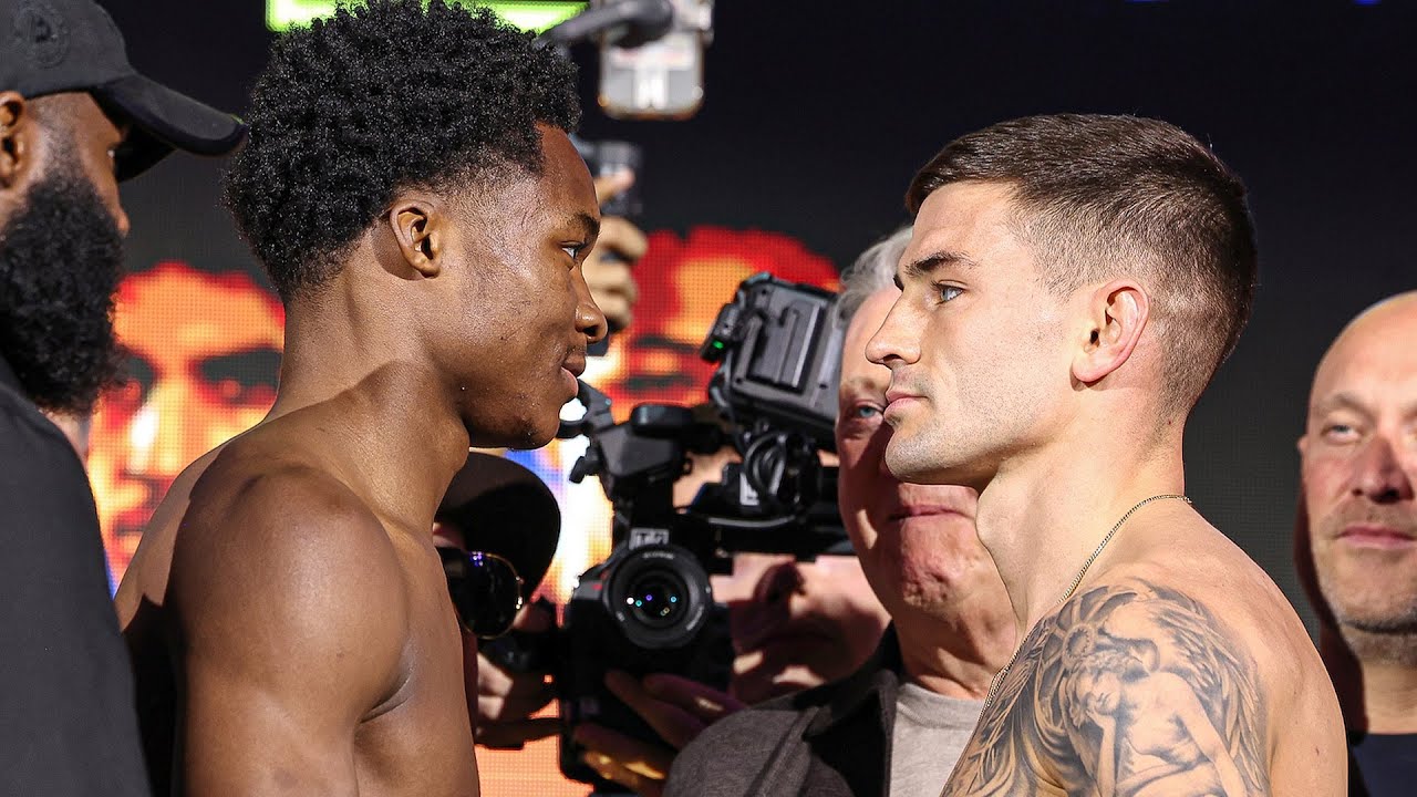 David Benavidez & Devin Haney • FULL UNDERCARD WEIGH IN | DAZN Boxing