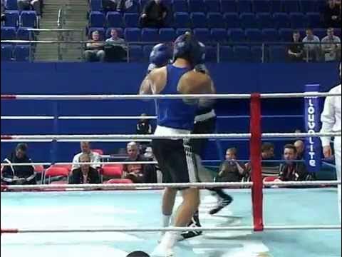 Vallily v Hayles 91kg stoppage - 2009 England Boxing Elite Championship semi-finals backdrop