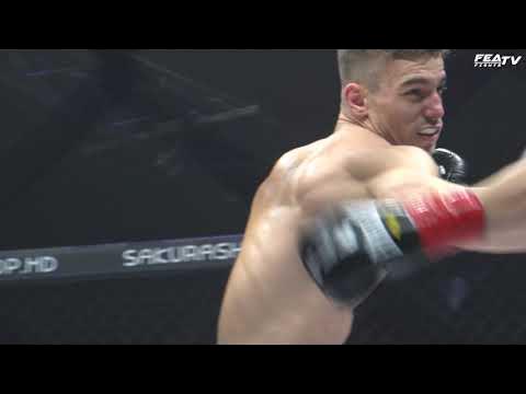 FEA RESET featherweight category. Valerii Abramenko vs Petru Morari highlights background