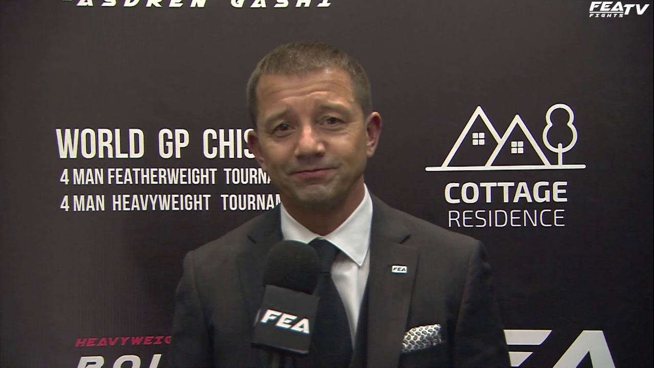 Interview  after second part FEA kickboxing WORLD GP. FEATHERWEIGHT TOURNAMENT 7.12.2019