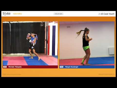 Day 1 Wai Kru J 18 Coed Youth Bouts 54 - 57