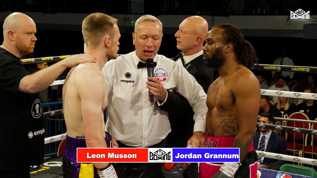 LEON MUSSON V JORDAN GRANNUM - FULL FIGHT Rainton Arena October 26th 2024 background