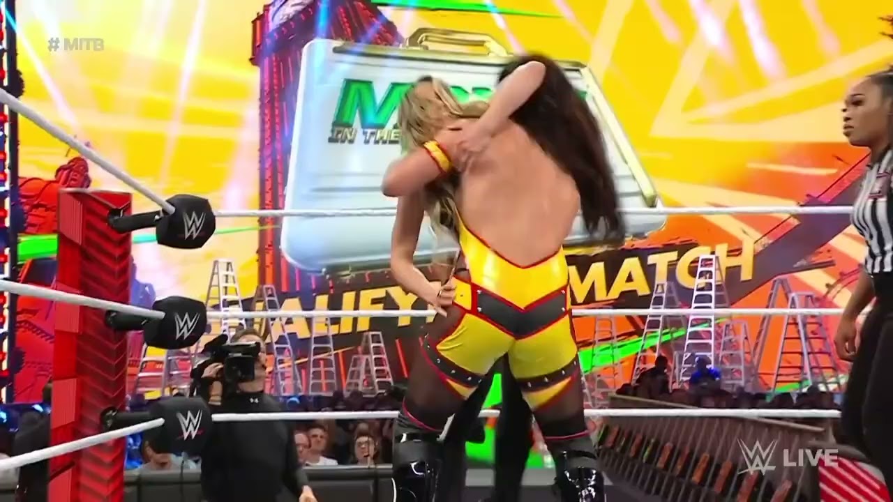 Trish Stratus vs. Raquel Rodriguez - Money in the Bank Qualifying Match: Raw, June 19, 2023 background