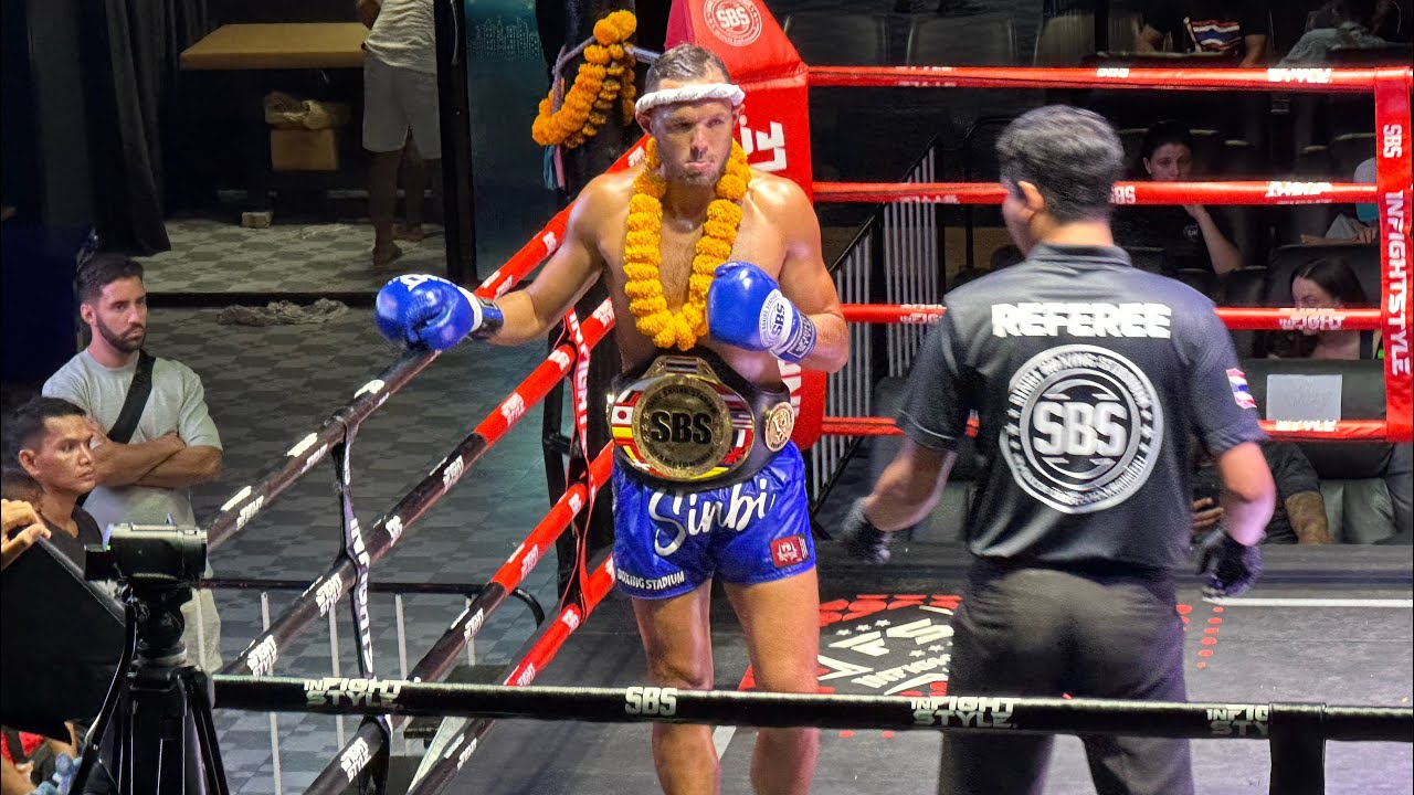 ท่ายากซะด้วย นักมวยรัสเซียหมุนเตะคู่ชกน็อคจุกคาที่ยก2 Vitaliy Dubina vs Arthur Phuket Fight Club backdrop