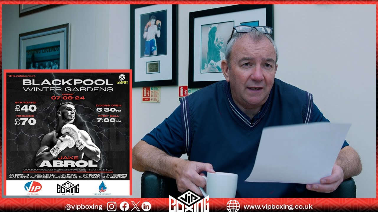 WATCH LIVE ON TALKSPORT - VIP Boss Steve Wood talks us through this weekend's Blackpool Show