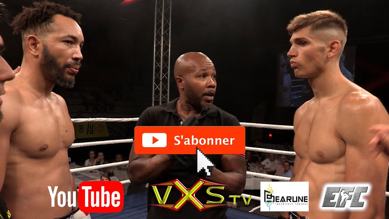 Frederic BERICHON vs Borja LAZARRO CONTRERAS By #VXS #EFC #WAKO #KO #lons_le_saunier background