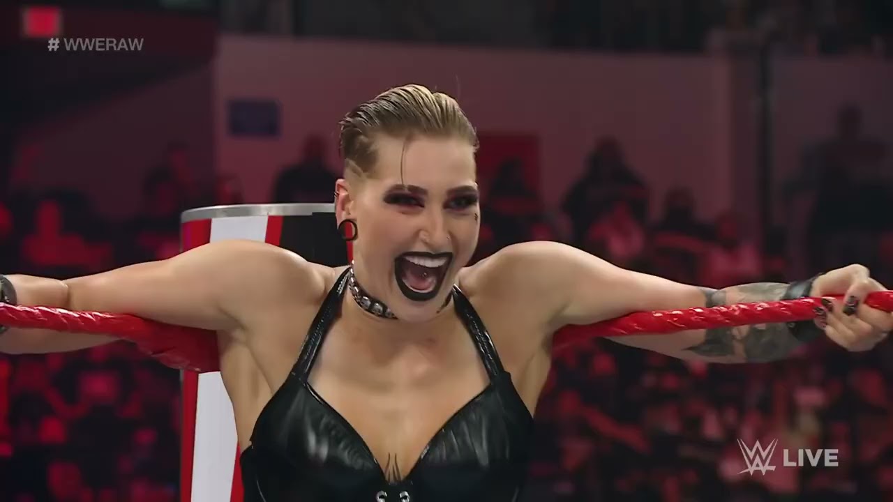 Nikki A.S.H. & Rhea Ripley vs. Shayna Baszler & Nia Jax: Raw, August 23, 2021 background