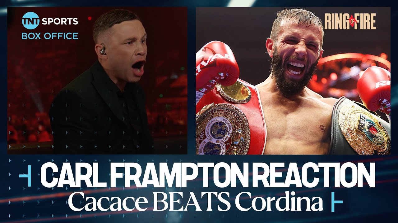 Carl Frampton REACTION after Anthony Cacace SHOCKS Joe Cordina ЁЯФе #FuryUsyk ЁЯЗ╕ЁЯЗж #RingOfFire