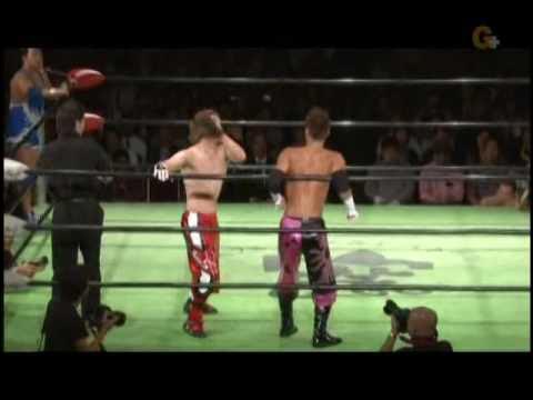 NOAH - Jack Evans & Extreme Tiger vs Daisuke Harada & Atsushi Kotoge