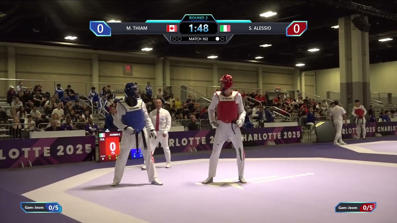 102 Round of 64 M +80kg CAN M THIAM ITA S ALESSIO PGM