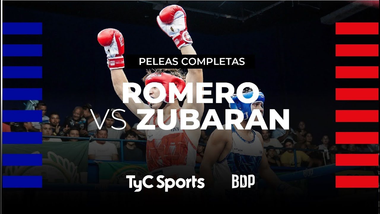 Alejandro Romero vs. Luciano Zubaran - Boxeo de Primera Promocional - TyCSports Play