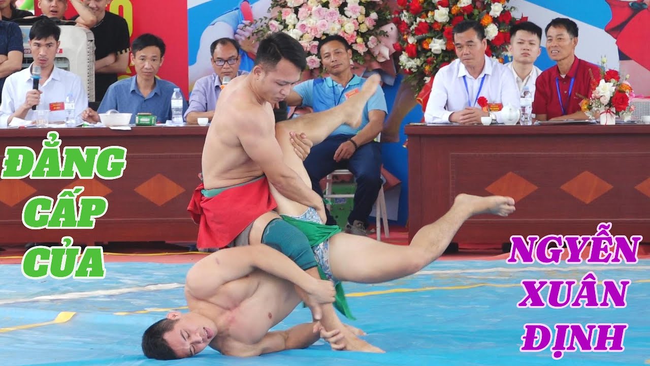 NGUYỄN XUÂN ĐỊNH đẳng cấp của nhà vô địch seagame mens wrestling 2025. background