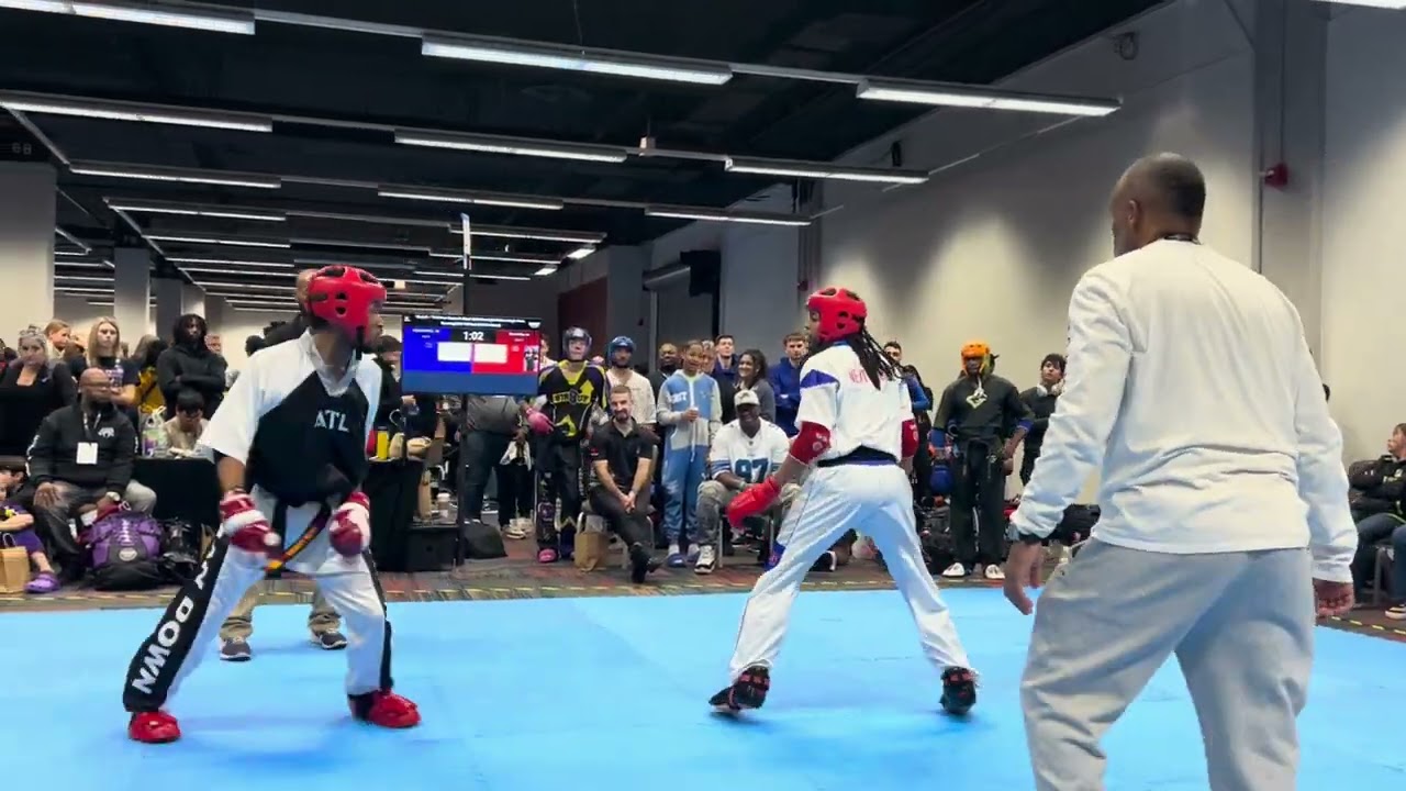Tyson Wray vs Jalen Lazenby Men's Light Welterweight Sparring - AKA Warrior Cup 2025 background