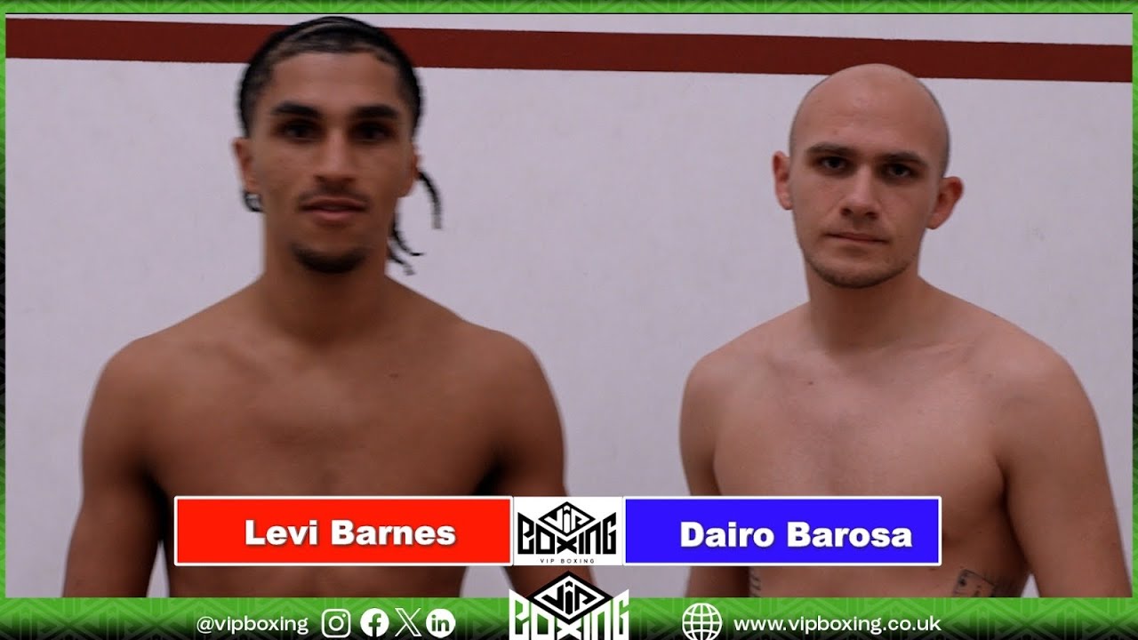 Weigh In | Levi Barnes v Dario Barosa | Blackpool 1st March Show