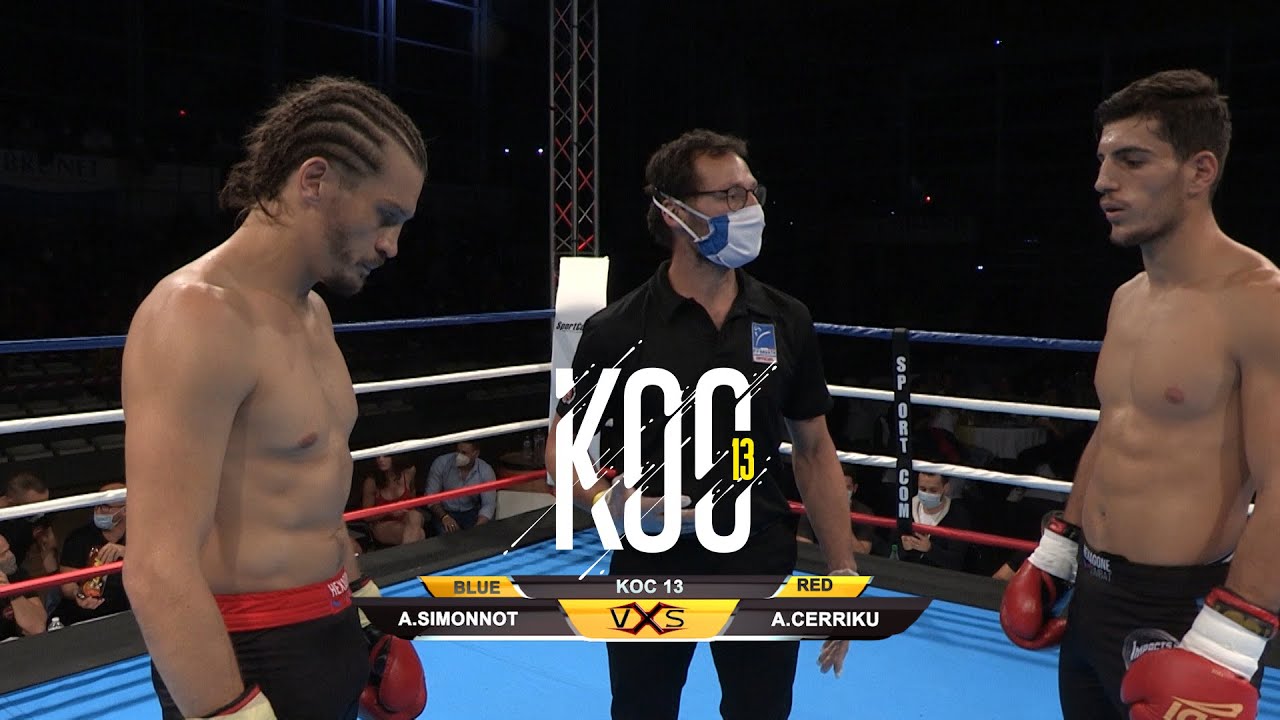 Alban CERRIKU Vs Adrien SIMONNOT By VXS au KOC 13 background