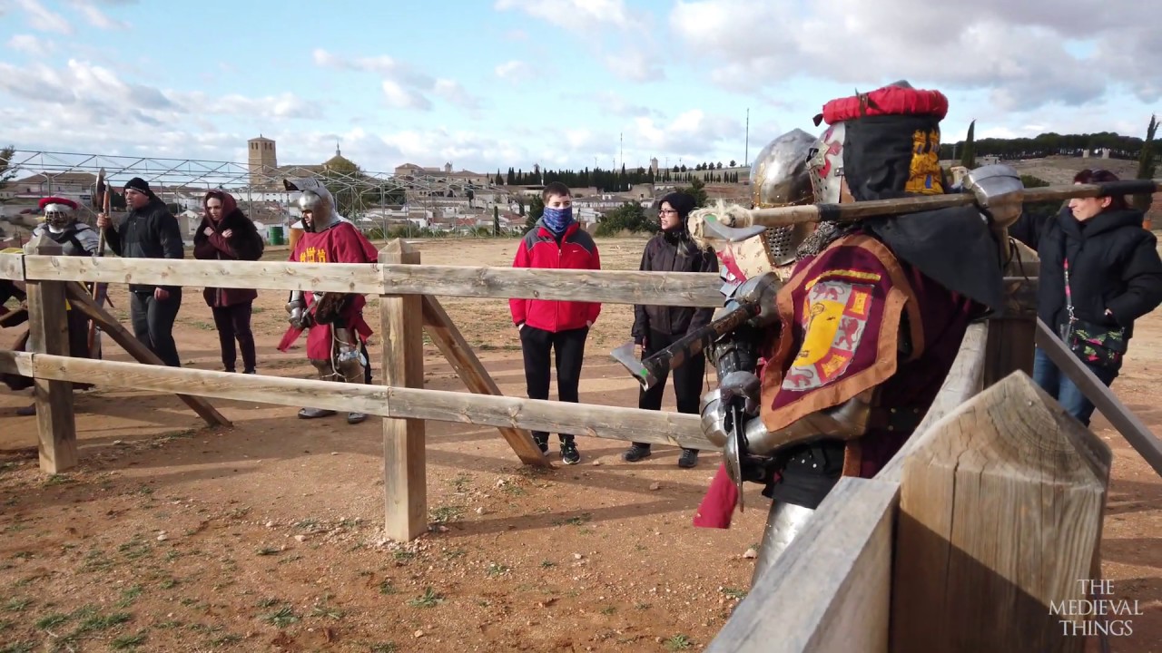 Medieval Combat Urna Regnum VS Bohurt Castilla Segundo asalto Belmonte Final Liga 2019 background