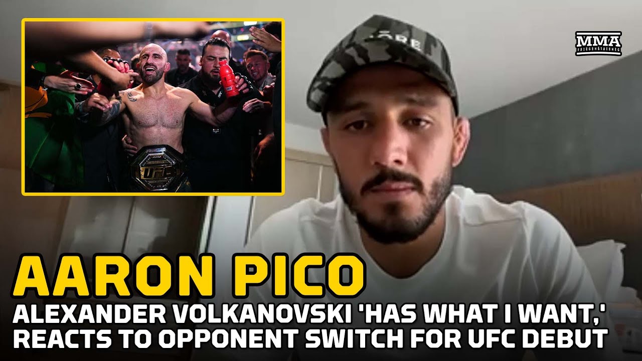 Aaron Pico: Alexander Volkanovski 'Has What I Want;' Talks Training With Khamzat Chimaev For UFC 319 backdrop