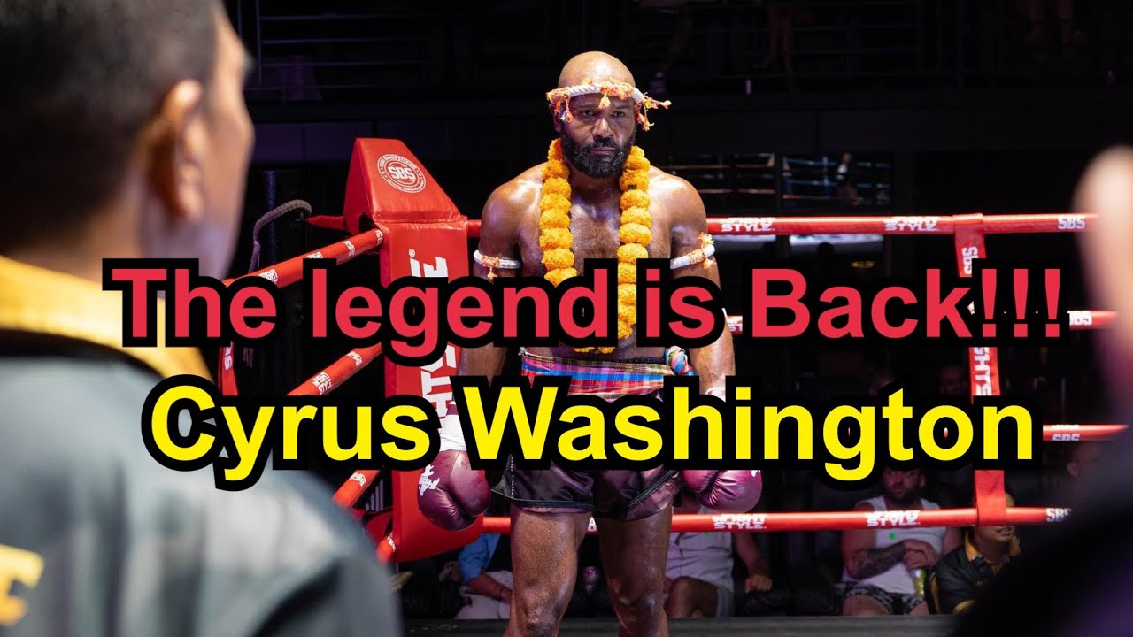The legend is Back !!! Louis Abbott vs Cyrus Washington background