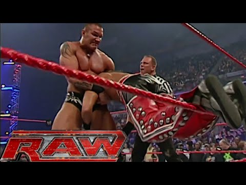 Randy Orton vs Shawn Michaels RAW Dec 03,2007