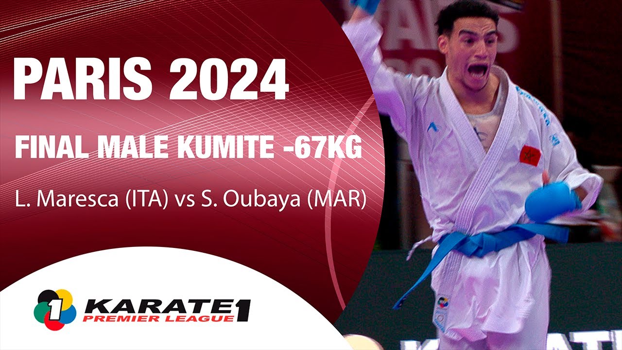 Best Bouts of Paris 2024 | L. Maresca - S. Oubaya | WORLD KARATE FEDERATION background