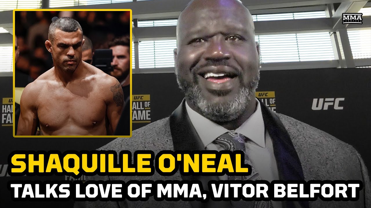 Shaquille O'Neal Talks Love Of MMA & Vitor Belfort, Reflects On Favorite UFC Fights | MMA Fighting backdrop